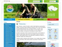 Ukázka webové stránky Trebonsko.com